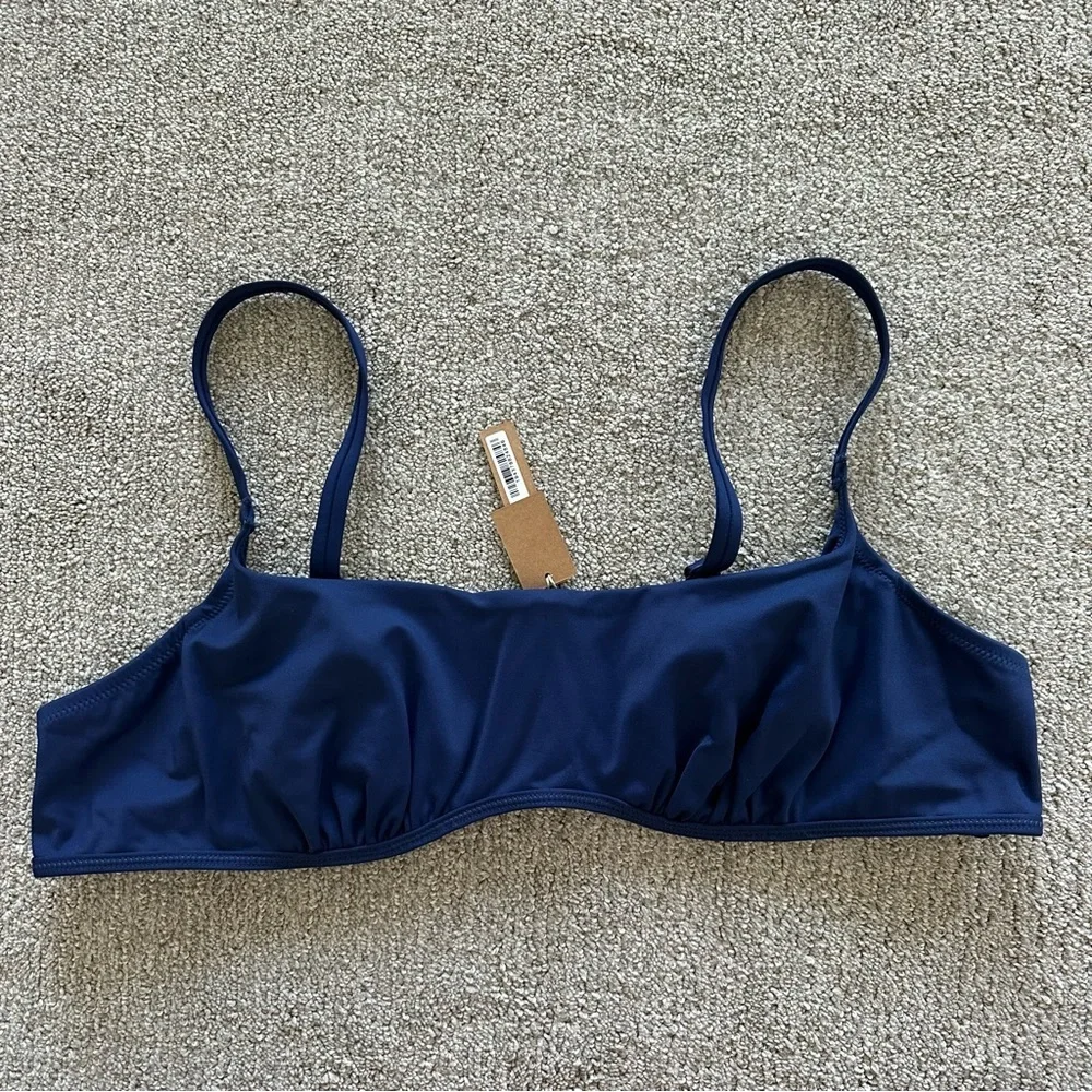 SKIMS Shaping Swim Ruched Underwire Bikini‎ Top Midnight 4X (BT-SCP-2759)